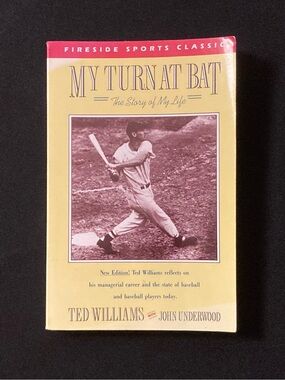 ⭐️ My Turn At Bat: The Story of My Life by Ted Williams with John Underwood